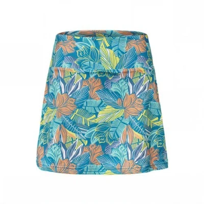 Uv Skinz Travel Skort In Caribbean Tropics