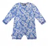 Uv Skinz Uv Sunzie In Blue Hibiscus Gingham