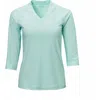 Uv Skinz V-neck Sun & Swim Shirt In Beach Glass
