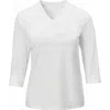 Uv Skinz V-neck Sun & Swim Shirt In White