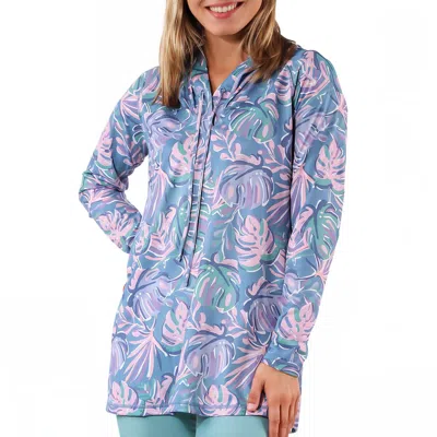 Uv Skinz Vacation Cover-up In Pastel Palms