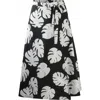 Uv Skinz Wrap Skirt In Black Flora