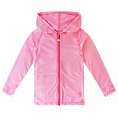 Uv Skinz Babies'  Zip-up Hoodie In Light Pink