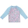 Uv Skinz Kids'  Zippy Long Sleeve Sun & Swim Shirt In Blue