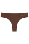 Uwila Warrior Days Of The Week Vip Thong In Chocolate