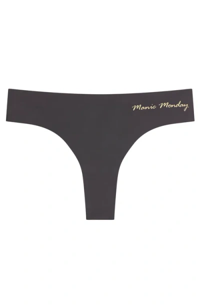 Uwila Warrior Days Of The Week Vip Thong In Shale