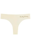 Uwila Warrior Days Of The Week Vip Thong In Winter White