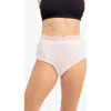 Uwila Warrior High Waisted Soft Silk Briefs In White