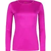 Uwila Warrior Silk Blend Base Layer In Hot Pink