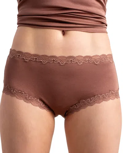 UWILA WARRIOR SILK LACE TRIM BRIEFS