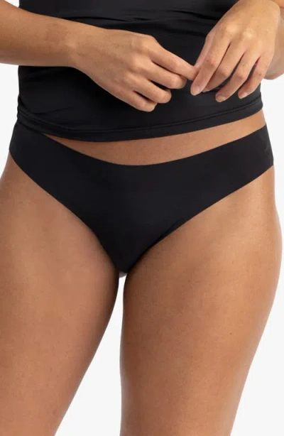Uwila Warrior Soft Seamless Thong In Black