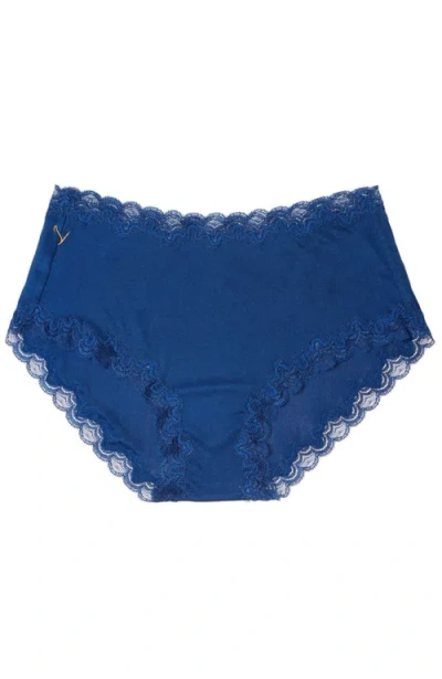 Uwila Warrior Soft Silk Briefs In Blue
