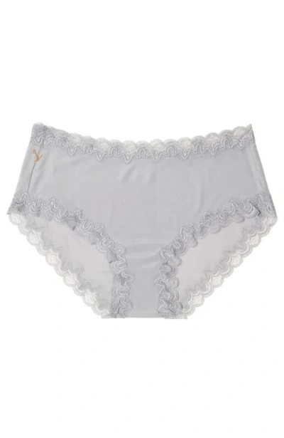 Uwila Warrior Soft Silk Briefs In Gray