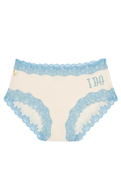 Uwila Warrior Soft Silk 'i Do' Bridal Briefs In Multi