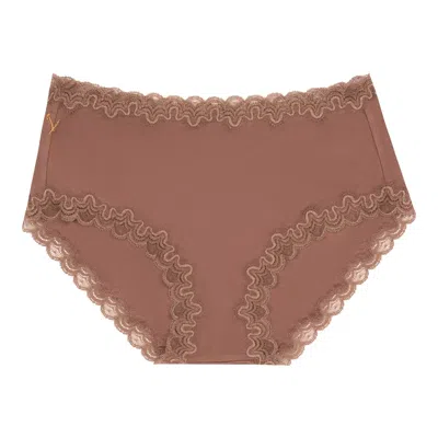 Uwila Warrior Women's Brown Soft Silk Briefs - Toffee