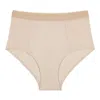 Uwila Warrior Women's Neutrals High Waisted Soft Silk Briefs - Smoke Grey In Brown