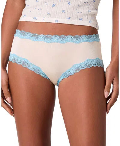 Uwila Warrior Women's Soft Silk Brief With Contrast Lace In Multi