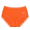 Uwila Warrior Women's Soft Silk Days Of The Week- Spicy Orange In Orange