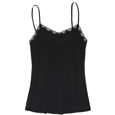 Uwila Warrior Women's Soft Silk Lace Camisole - Tap Shoe Black In Animal Print