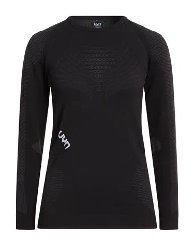 Uyn Ambityon Woman T-shirt Black Size S/m Polyamide, Polypropylene, Elastane