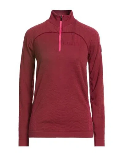 Uyn Fusyon Cashmere Woman T-shirt Brick Size L Polyamide, Wool, Polypropylene In Red