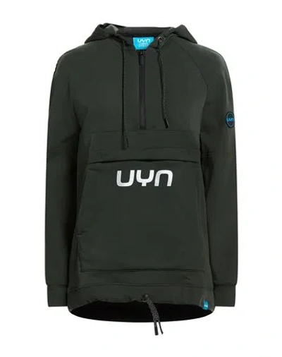 Uyn Jump Woman Sweatshirt Dark Green Size L Polyester, Elastane