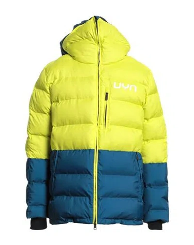 Uyn Man Puffer Lime Green Size Xl Polyamide In Yellow