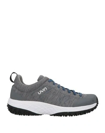 Uyn Man Sneakers Grey Size 10 Merino Wool In Multi