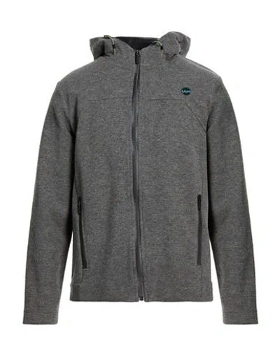 Uyn Man Sweatshirt Grey Size L Polyester, Wool, Polyamide In Gray