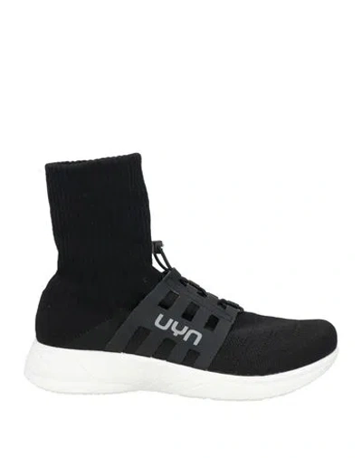 Uyn Woman Sneakers Black Size 8 Textile Fibers
