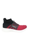 Uyn Woman Sneakers Burgundy Size 8 Textile Fibers In Red