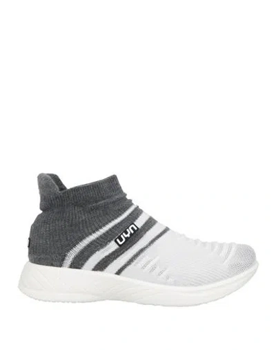 Uyn Woman Sneakers White Size 8 Textile Fibers