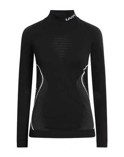 Uyn Woman T-shirt Midnight Blue Size S/m Polyamide, Polypropylene, Elastane In Black