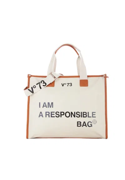 V-73 Handbag Woman V 73 Responsibility Bis Natural Leather