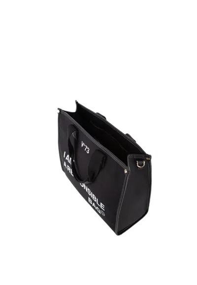 V-73 Handbag Woman V 73 Responsibility Black