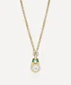 V By Laura Vann 18ct Gold-plated Vermeil Silver Olive Pendant Necklace
