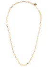 V BY LAURA VANN V BY LAURA VANN 18KT GOLD-PLATED CHAIN NECKLACE