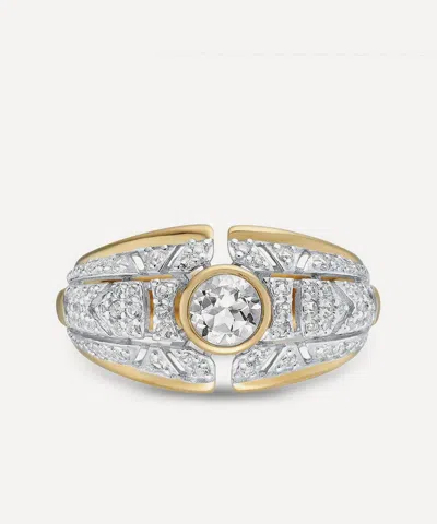 V By Laura Vann Mixed Metal Chloe Ring