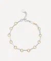 V By Laura Vann Mixed Metal Twisted Link Vintage Chain Bracelet