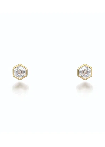 V By Laura Vann Tia 18kt Gold-plated Stud Earrings