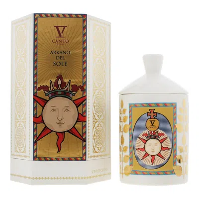 V Canto Unisex Arkano Del Sole 11.6 oz Scented Candle 8016741892721 In White