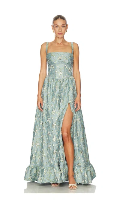 V. Chapman Ava Dress In Blue