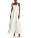 V. Chapman Avery Dress In Sky Windsor Brocade