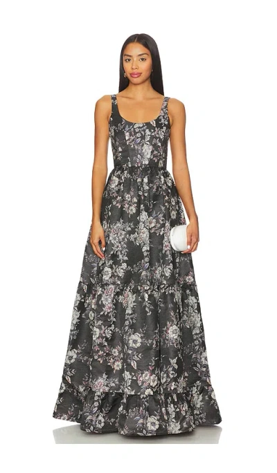 V. Chapman Avery Gown In Black