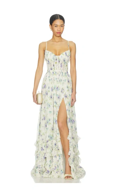 V. Chapman Carmen Dress In Multi