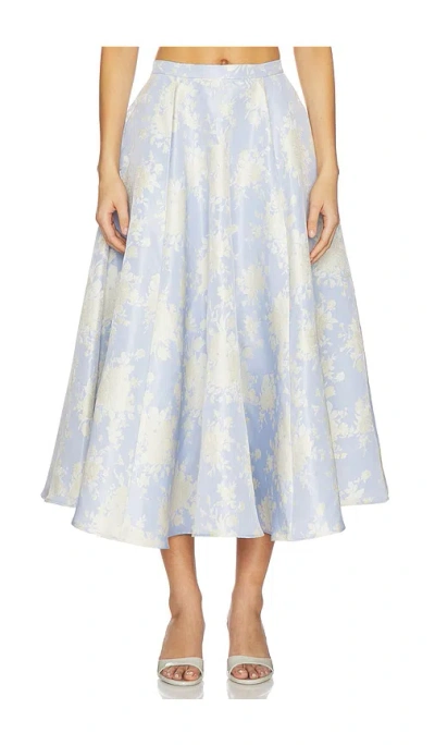 V. Chapman Carolena Skirt In Blue