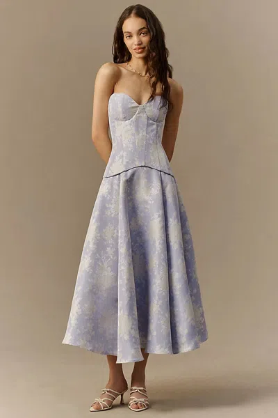 V. Chapman Carolena Top And Skirt Set In White