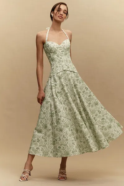 V. Chapman Carrie Skirt And Top Set In Green