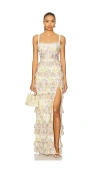 V. Chapman Cassia Dress In Multi