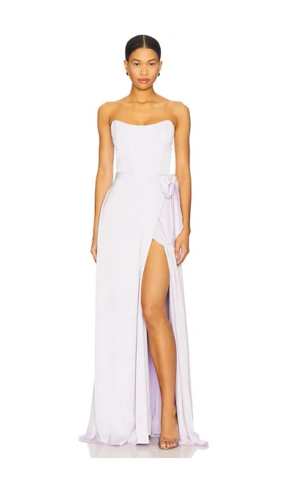 V. Chapman Cecilia Dress In Purple